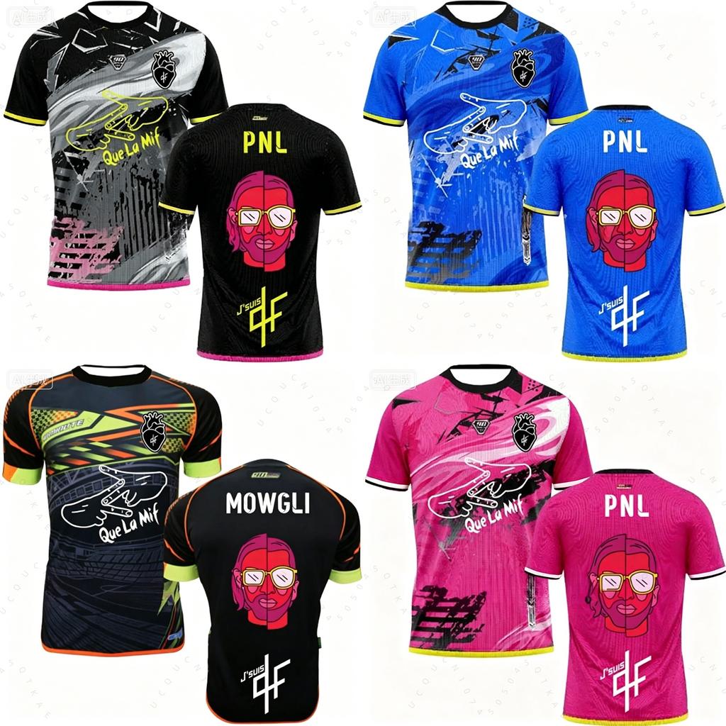 2026 Summer Maillots Thailande 90minute Mm9 Maillots Pnl Tee Children Adult Top O-Neck Loose Breathable Men Women Sports T-Shirt