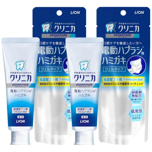 

[.co.jp Exclusive] [Bulk Purchase of 2] Clinica Advantage Gel Toothpaste for Electric Toothbrushes x 2