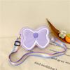 Cute Silica Gel Bow Children's Mini Shoulder Bags Candy Color Baby Girls Coin Purse Handbags Rainbow Strap Kids Crossbody Bag