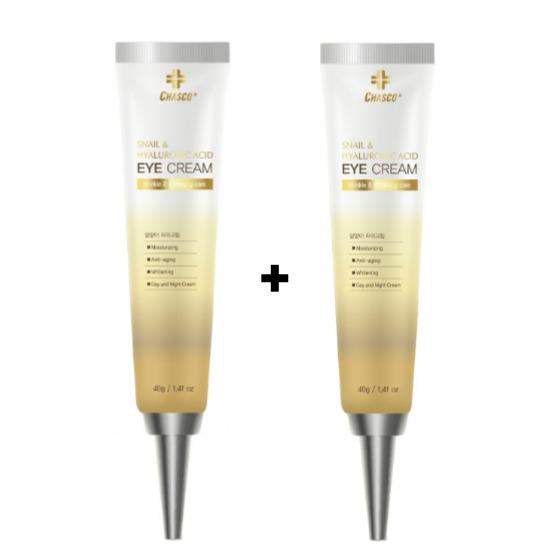 CHASCO Schnecken- & Hyaluronsäure Augencreme 40g