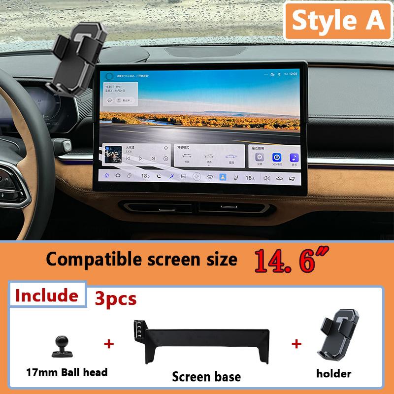 14.6" For Mazda 6e EZ-6 J90A 2024 2025 2026 Car Phone Holder Rotate GPS Navigation Screen Mobile Mount Bracket Stand Accessories