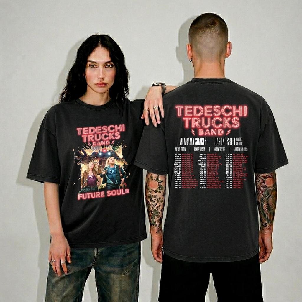 Tedeschi Trucks Band Future Soul Tour 2026 Shirt, Blues Rock Band Tee T-Shirt