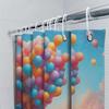 Colorful Balloons Shower Curtain | Dreamy Kids' Bathroom Decor