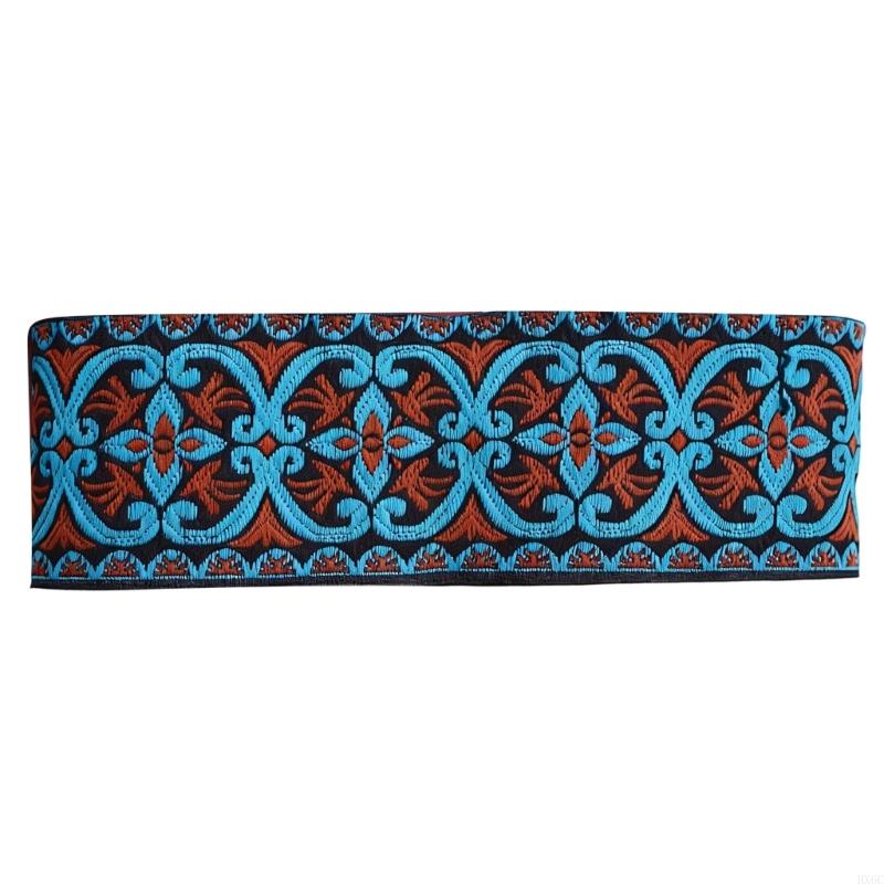 Retro Fabric Sewing Trim 7.1yardX50mm Polyester Webbing Ribbon For Sewing Craft HX6C