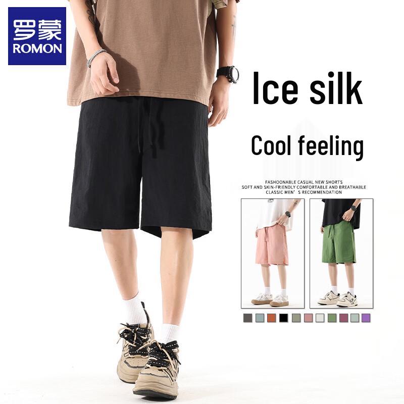 Luomeng Men's Summer Casual Drawstring Shorts