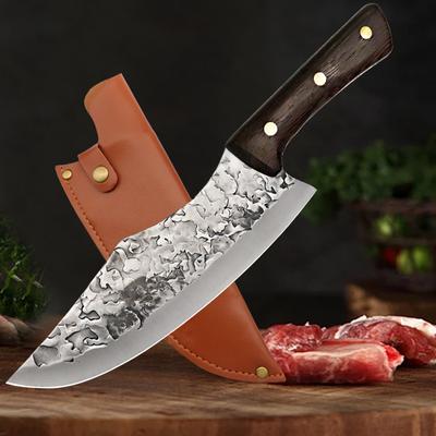 Forged Boning Knife Butcher Knife Kitchen Stainless Steel Meat Chopping Knife Chef Slicing Cutter Knife Cooking Tools