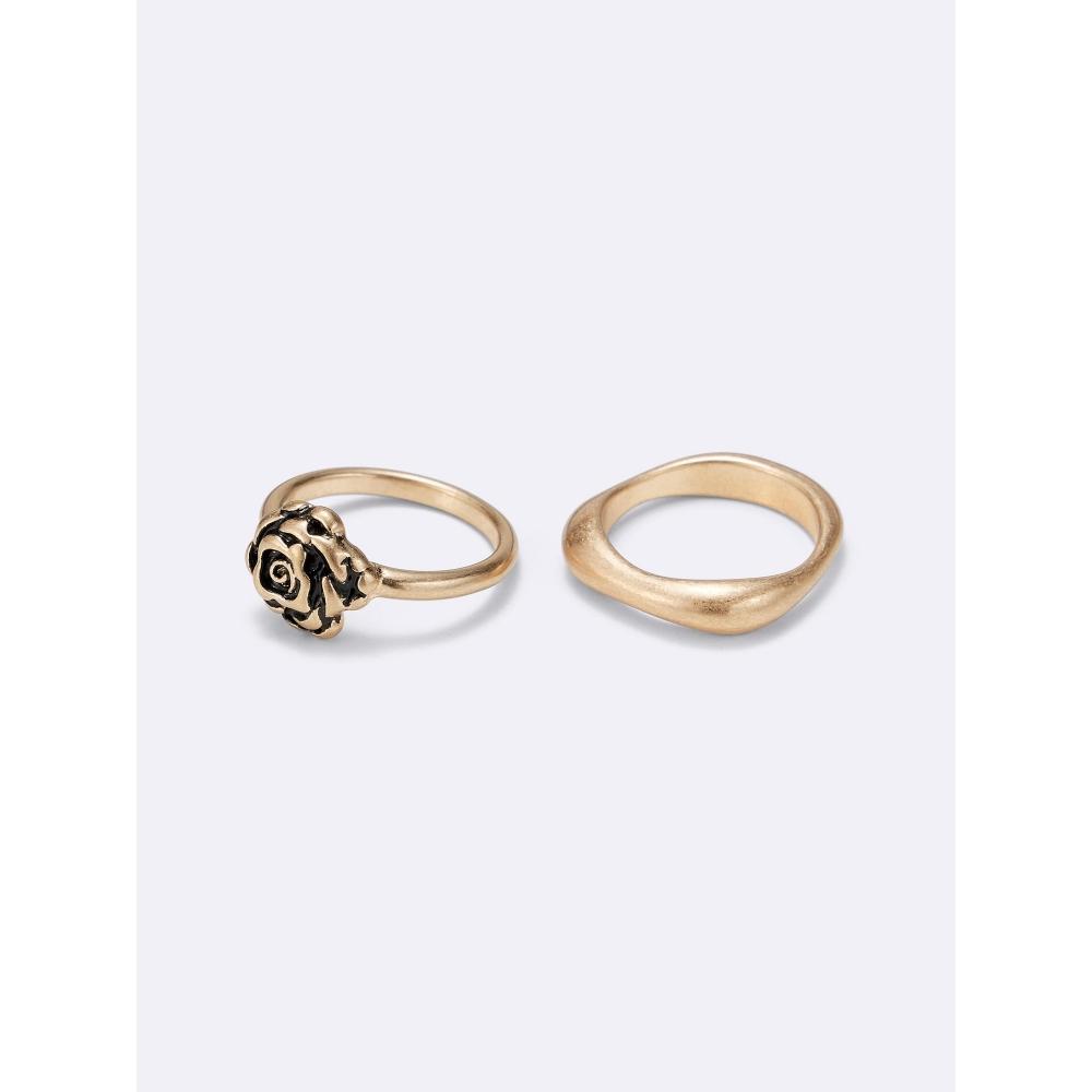 Gu By Uniqlo Rose   Metal Ring 5p