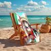 1pc Mexican Festival Celebration Cartoon Quick Dry Microfiber Bath Towel for Swimming Surfing Camping Unisex Holiday. SJT7201155