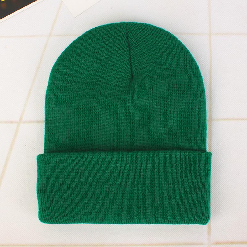 Adult Thick Warm Rabbit Fur Beanie Cap Men Women Solid Knitte Hat Solid Multi Colors Skullies Ski Hip Hop