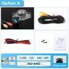 JMCQ 175° Rear View Camera AHD 1080P CVBS Car Reverse Camera For Honda CRV Odyssey Accord Crosstour FR-V Fit Jazz HRV CRZ CRX