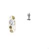 Reflective Corridor Knight Mirror Sculpture for Living Room Entryway Hallway Cabinet Bookshelf
