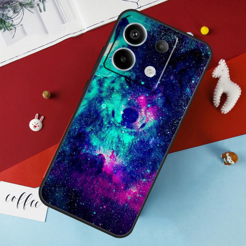 Animal Wolf Galaxy Case For Xiaomi Redmi Note 14 13 Pro 12 11 10 15 Pro Plus Redmi 15 10C 12C 13C 14C 15C Cover