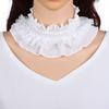 Damen Dekorative Spitzenkragen Pullover Falscher Kragen Vielseitiger Schal Winter Mode Accessoire Elegant Trendig 2024 Frühling