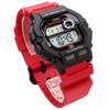 Casio CASIO Sports Gear Digital Men's Watch with 60 Lap Memory Function WS-1400H-4AV Overseas Model Black x Red