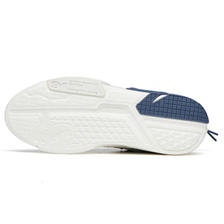 New Anta Life Collection AT91 Wear Resistant Slip Resistant Low Top Skateboard Shoes Men's Microchip Gray 112218072-6