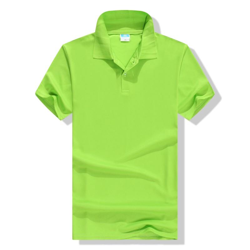 Custom Print Polo Shirt Short Sleeve Cotton Blend T-Shirt Men Women Casual Work Uniform