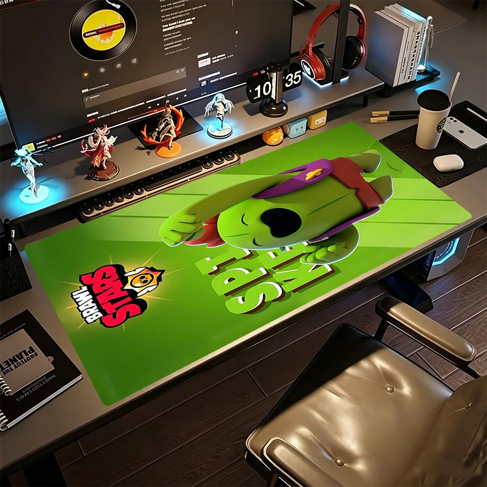 Brawl Stars Large Mouse Pad Desk Mat Ultra-Long Desk Mat Non-Slip Rubber Bottom Perfect Gift for Gamers And Professionals