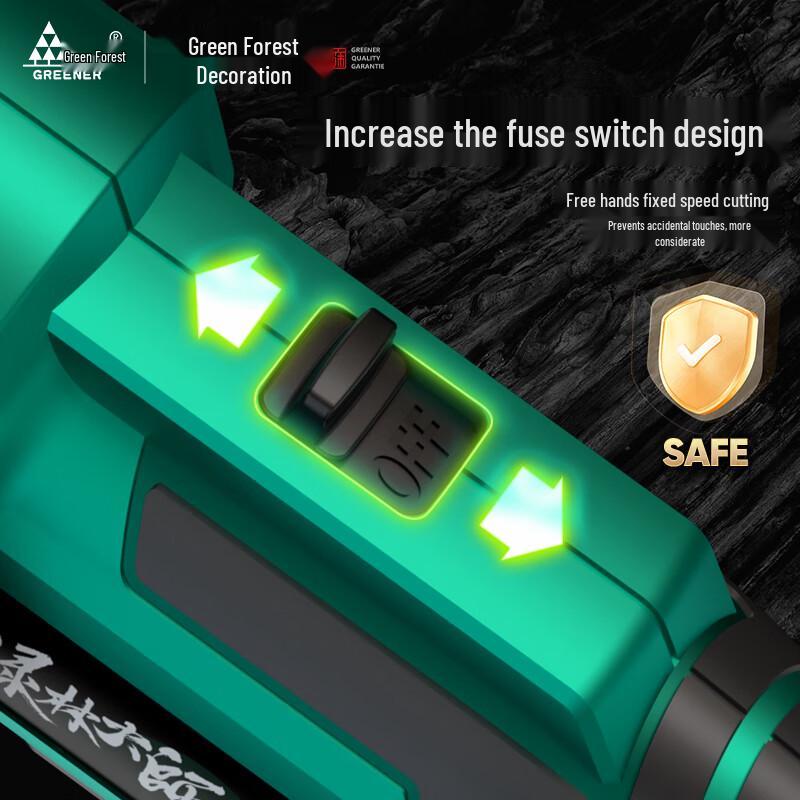 Green Forest Cordless Angle Grinder CN plug (adapter included)