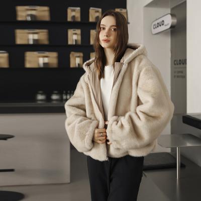 New Style and Fashionable Two-sided Hooded Korean Cotton Coat and Cotton Coat for Women