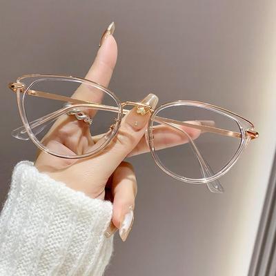 Damen Retro Katzenauge Photochrome Myopiebrille: Ultraleicht, Natürlicher Look, Blaulichtfilter, Beliebter Online-Stil