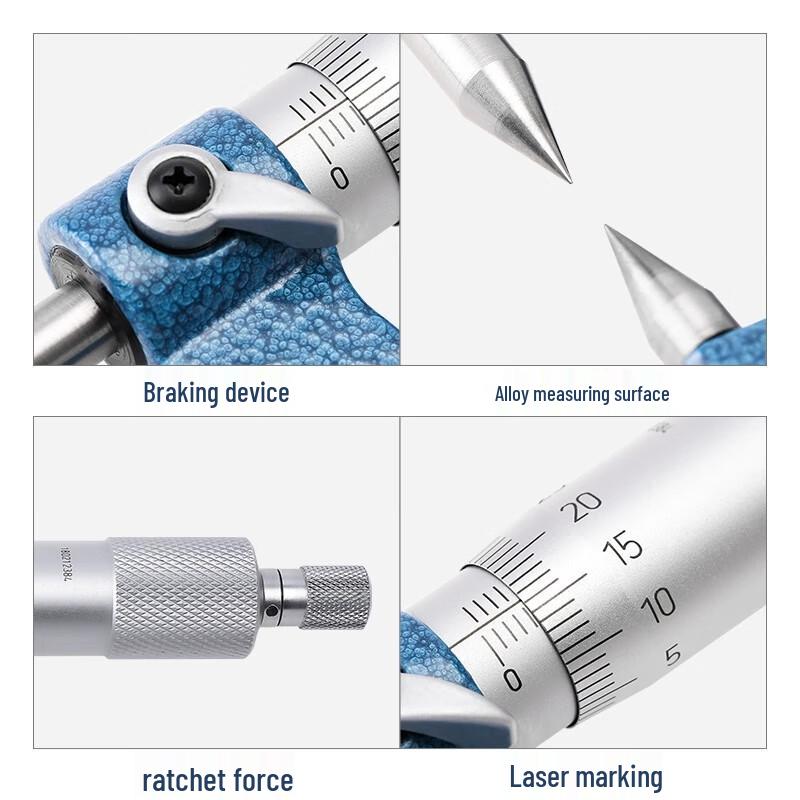 Pointed Outside Micrometer 0.01mm