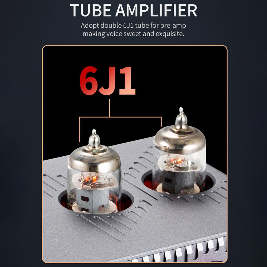 xDuoo MH-02 USB DAC Tube Headphone Amplifier CS43131 DAC Chip PCM 32Bit/384kHz DSD256 Double 6J1