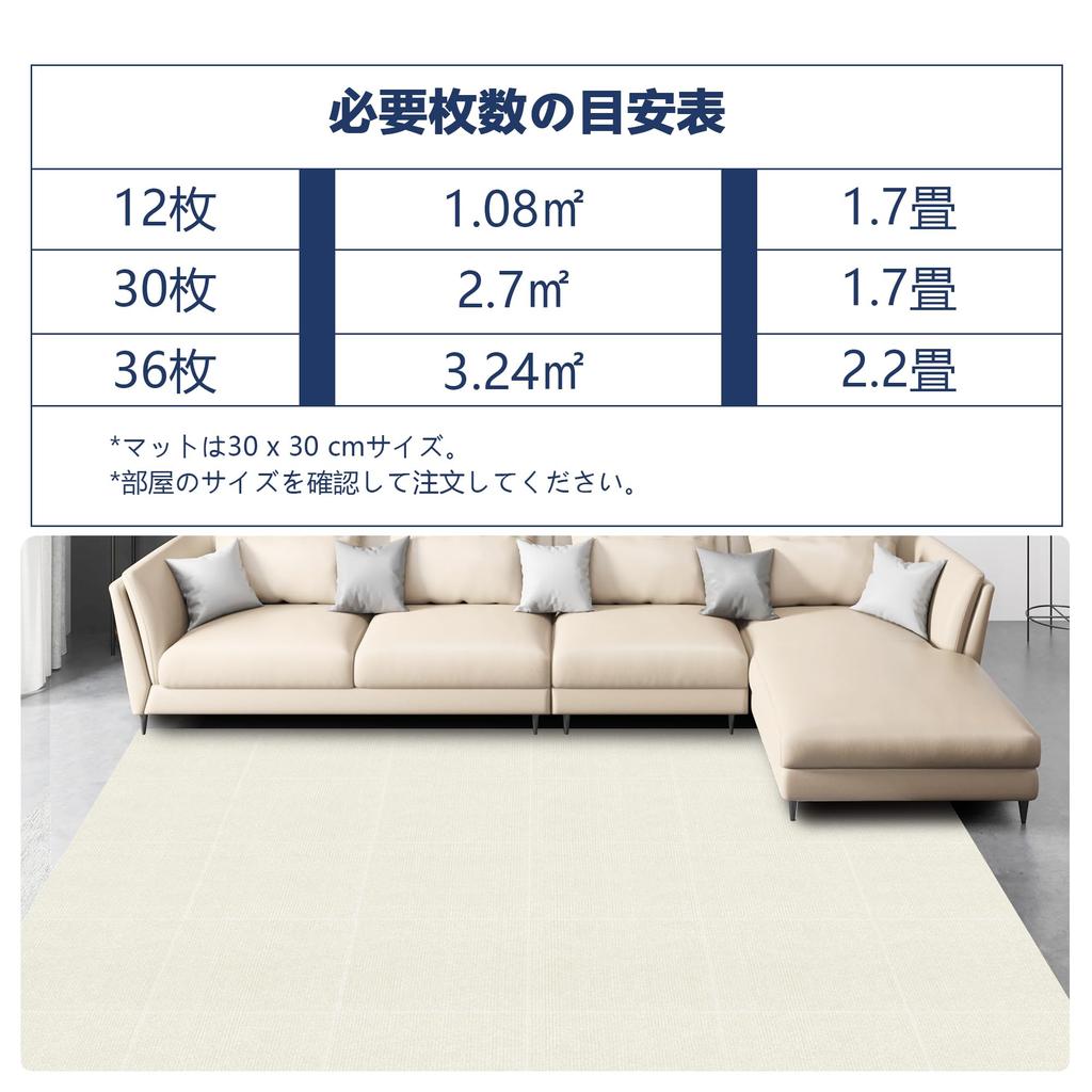 Limited Bolinker Tile Mat 30 X 30cm Thickness 4mm Soundproofing Protective Flooring Mat Compatible with Pets Stays In Place Suction Tile Mat Joint Mat