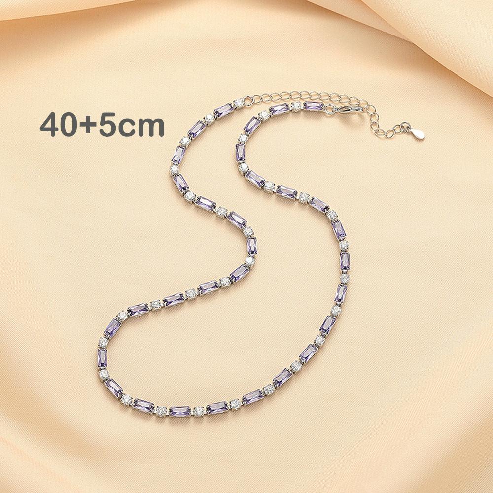 New 925 Sterling Silver Necklace Pendant Luxury 5A zircon High Quality For Women Wedding Engagement Fashion Jewelry
