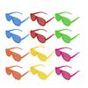 10Pcs Glow In Dark Party Glasses Neon Colorful Fluorescent Eyeglasses for Bar Pub Theme Event Supplies Random Color
