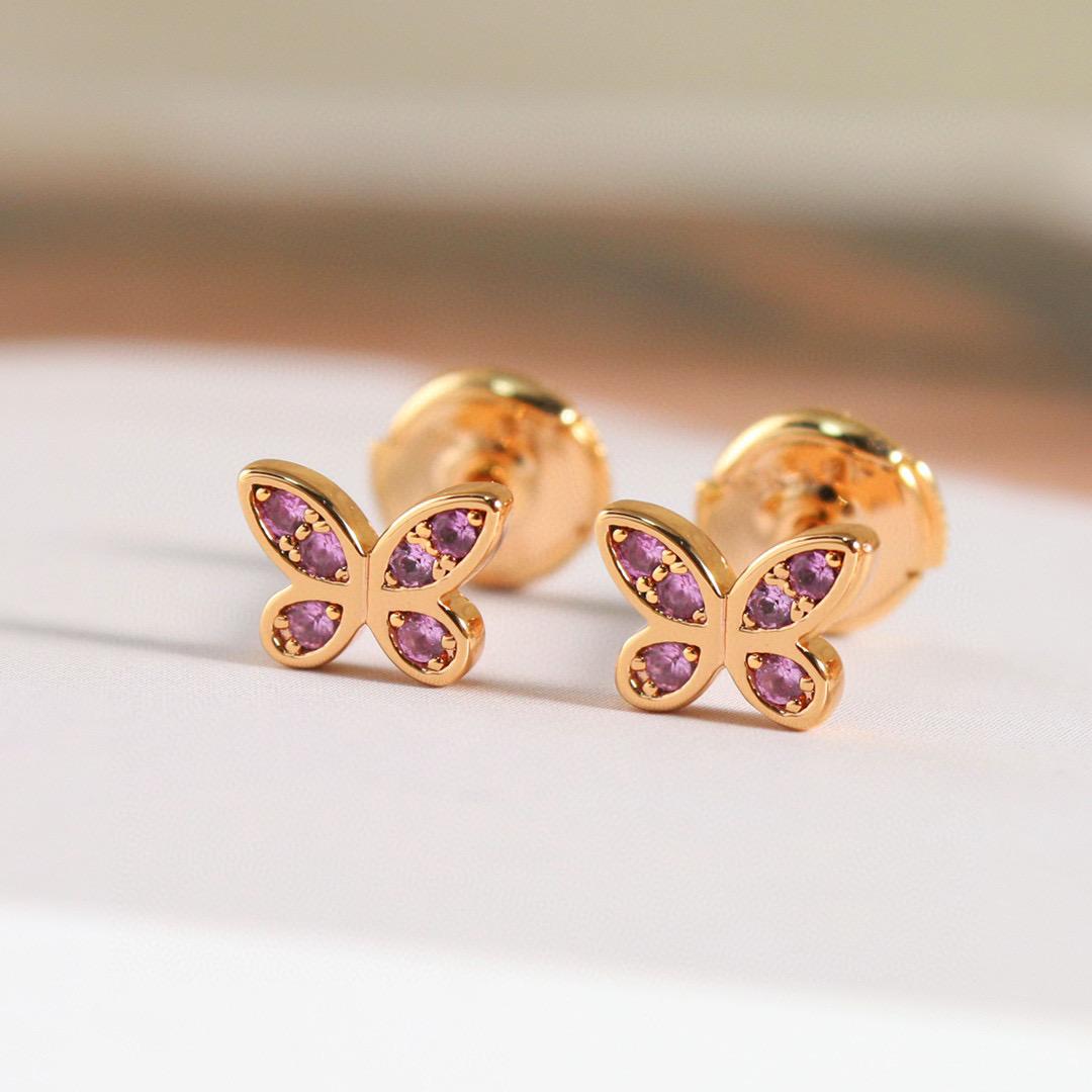 

New Vintage Flower Electroplate Diamond Earring for Women Luxury Jewelry Designer Eardrop Fashion Party 925 Silver Stud Earrings