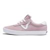 Vans unisex low-top skate shoes pink and white VN000CTDBLT