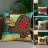 Cartoon Funny Domo-kun Pillow Case Printed Brushed Fleece Pillow Baby Skin-Touch Eco-Friendly Dye-Sublimat
