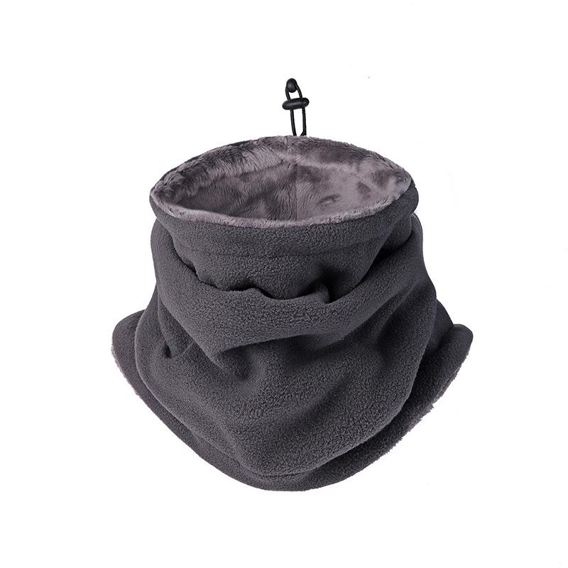 Yingbo Winter Cycling Scarf: Thick Fleece Neck Warmer & Windproof Dust Mask