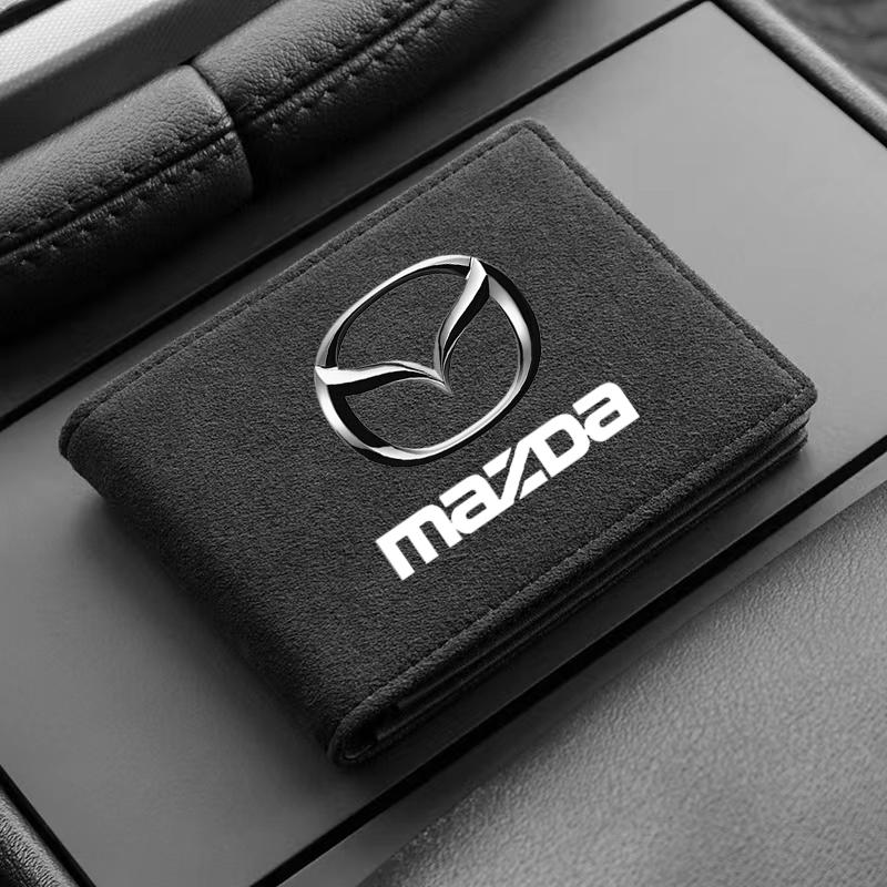 PU Leather Credit Card Case Car Driving Documents Protective Case For Mazda 3 6 CX5 2 CX3 CX9 MX5 RX8 Axela Demio MS CX5 2 Axela Demio Atenza GJI GH