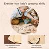Kid Montessori Wooden Toy World Seven Continents Puzzle for Baby Early Education Geography Cognition Toys Children's Gifts