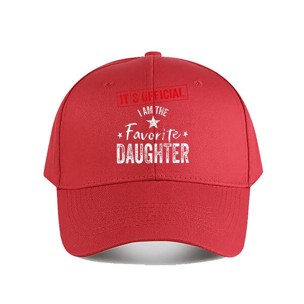 Official Favorite Daughter Baseball Cap Fashion Unisex Sunhat Womens Outdoor Sports