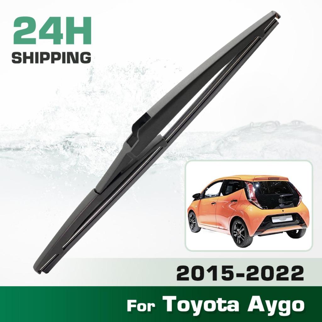 Stěrače zadního okna,Prémiové celoroční stěrače Náhrada pro Toyota Aygo 2015-2022,Bajonet z přírodní gumy,Snadná instalace 12″