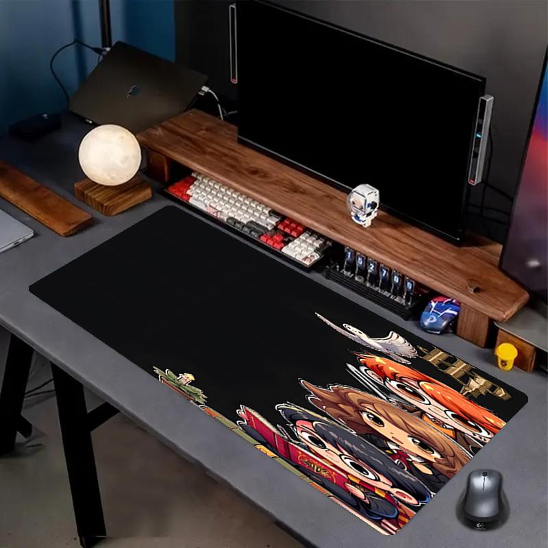 Fantasy Film Print Mouse Pad, Anti‑Slip Desktop Keyboard Mat, for PC Laptop Gaming Working Daily Use, Cool Festival Surprise Gift