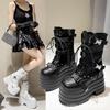 2025 Punk Style Platform Martin Boots - Hot Girl Ankle Boots with Functional Flair