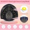 DianaBeauty UV Nail Lamp 380W Nail Dryer with 4 Timer Settings and LCD Display Professional UV Lamp for Manicure Nail Tools