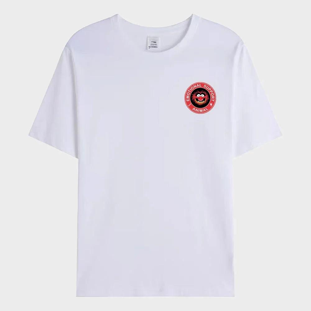 Cartoon Avatar Print Pattern Men's T-Shirt Oversize Cotton T Shirt for Women Fashion Casual Tee Streetwear O-neck