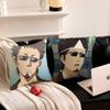 1pc Hasegawa Taizo Anime Cartoon Characters Pillow Case Fashion Square Pillowcase Bedroom Sofa Room Ins Decoration Leisure