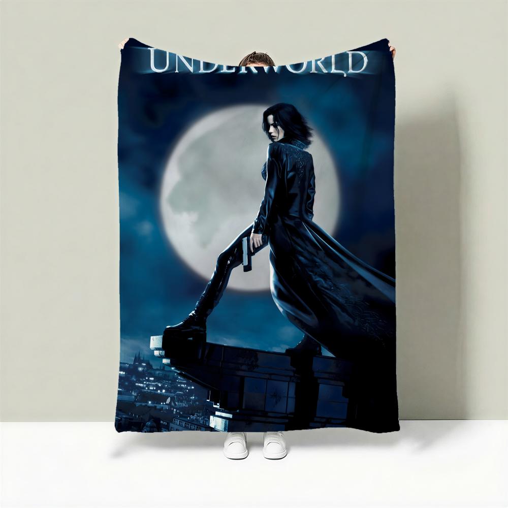 Movie U-Underworld Throw Lightweight 240g Flannel Blanket Soft Skin-friendly for Summer Cooling 75cmx90cm
