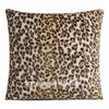 Leopard Print Cushion Cover Double Side Faux Fur Pillowcase Classic Shaggy Pillow Case  Bed Decor