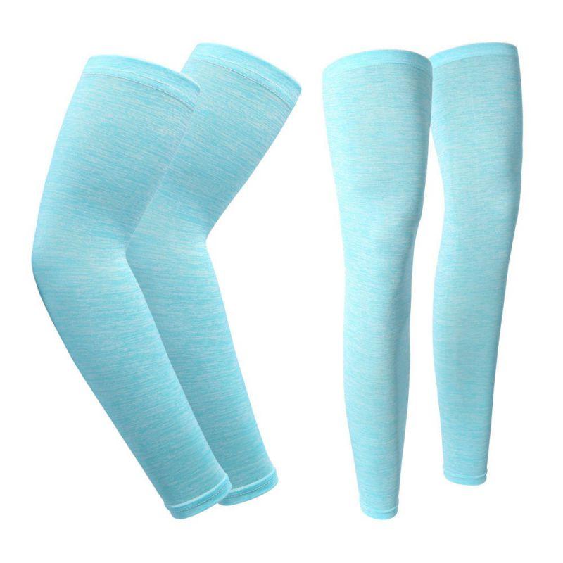 Sunscreen Arm Sleeves and Leg Covers Fitness Compression Sleeves