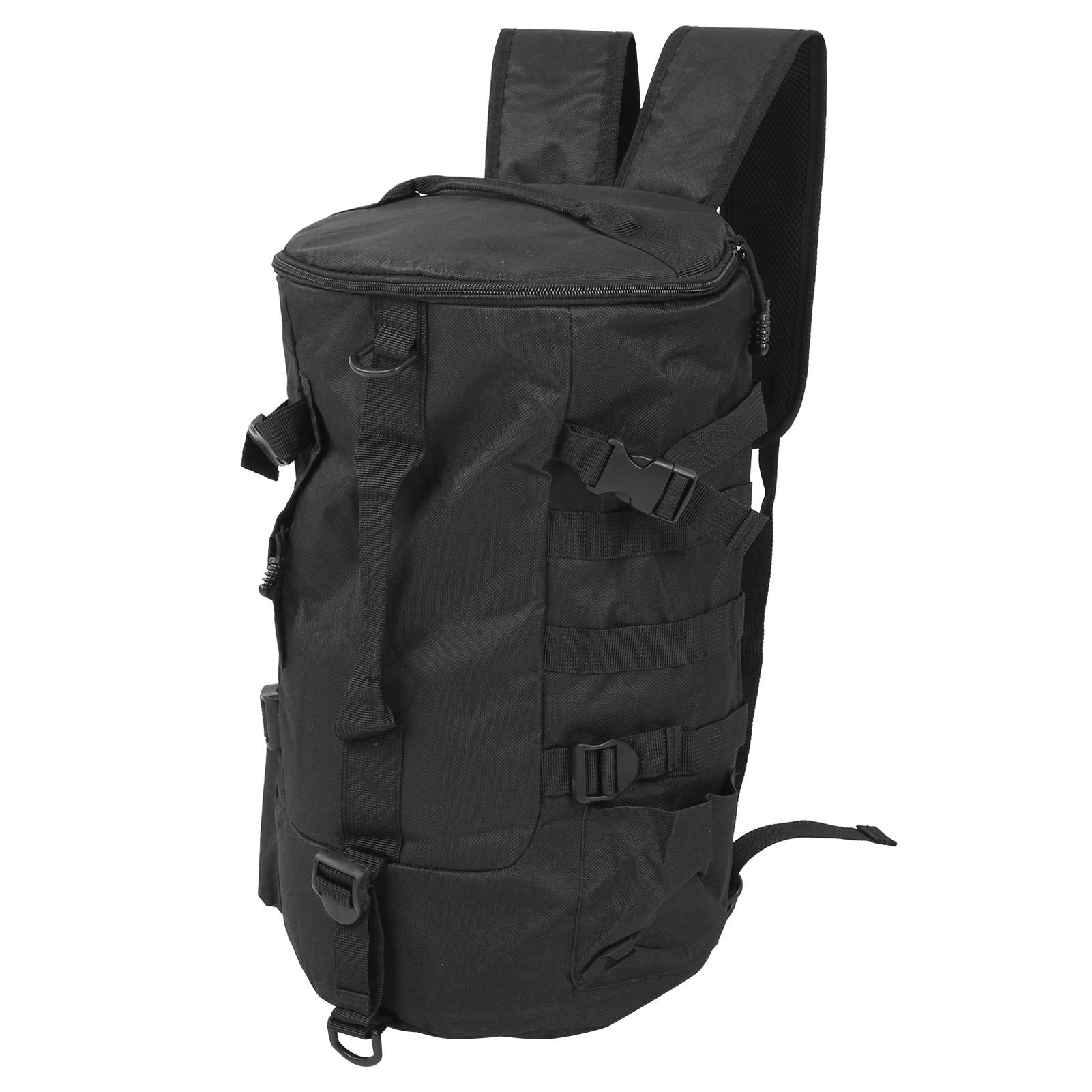 

Вудка для риболовлі великої ємності, слінг, сумка через плече, циліндричний рюкзак для приманки, військовий чорний