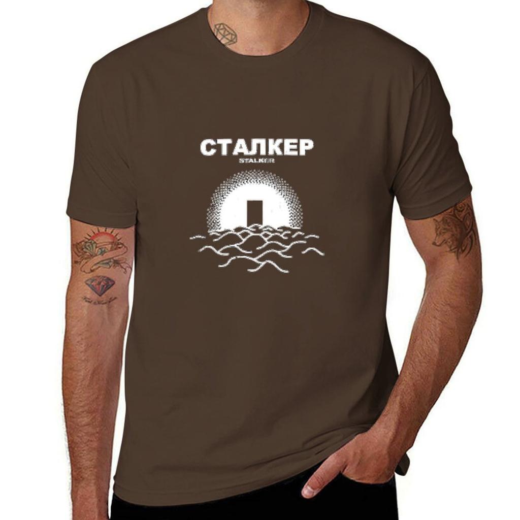 Stalker Tarkovsky Classic Essential T-Shirt Summer Clothes Quick-drying Fruit of the Loom Mens T Shirts