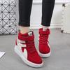 Women High Top Platform Sneakers Women Casual Wedges Shoes Platform Vulcanize Shoes Women