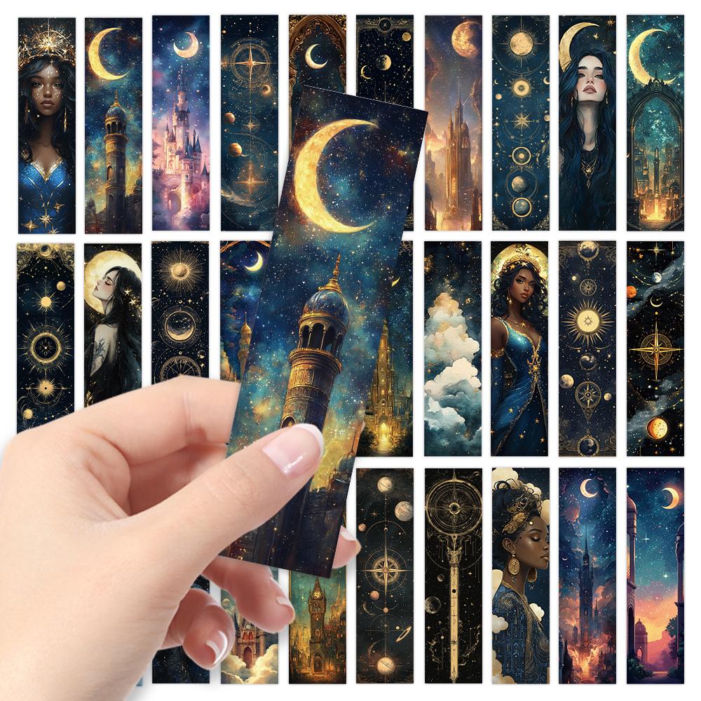 

32pcs, Astronomy Bookmarks, Back to School Season, Christmas, Halloween, Suitable for Teachers, Readers, and Birthday Gifts.