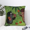 Der kleine Maulwurf und Freunde Kissenbezug Lustiger Kissenbezug für Sofa Schlafzimmer Heimdeko Weiche Kissenbezüge Geschenk